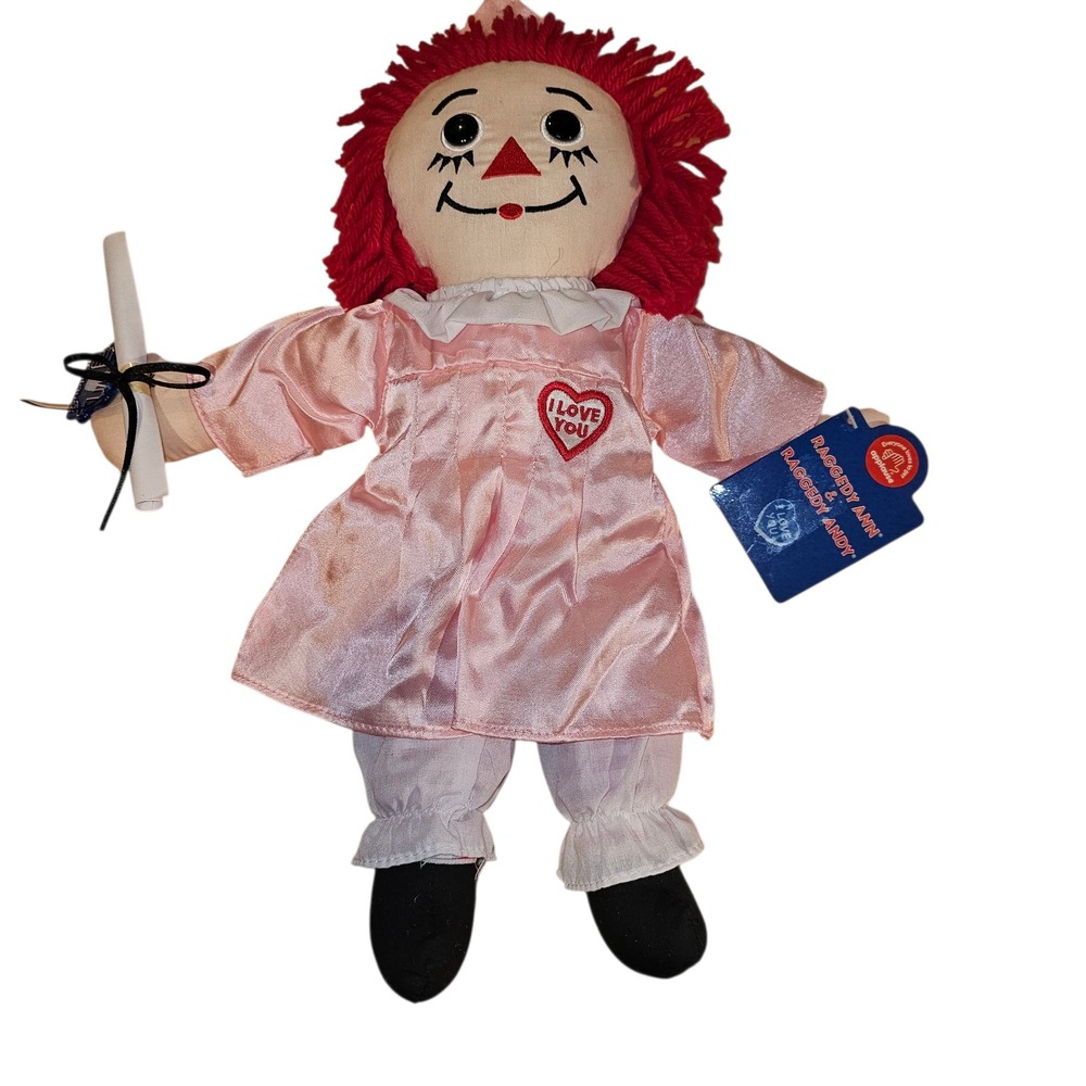 NWT Applause Graduation Raggedy Ann 14" Doll‎